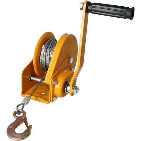 TREUIL A MAIN 720KG AVEC CABLE 10 METRES