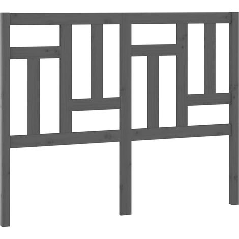 Maison Exclusive - Cabecero de cama madera maciza de pino gris 12 (1/5)