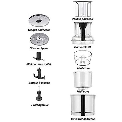 Magimix – Kit accessoires et bol pour robot multifonction – Compatible Cuisine System 4100/5000 – Améliorez vos préparations culinaires