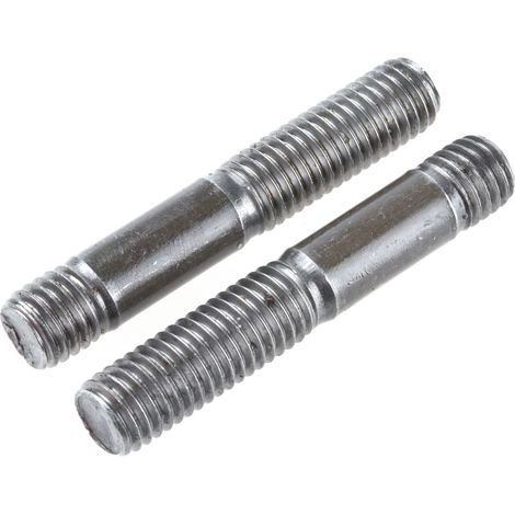 Rs Pro – Tige filetée M10 en acier brut 60mm – Filetage partiel – Lot de 5 unités – Conformité norme DIN938 (1/2)