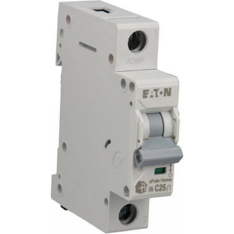 Interruttore automatico Eaton C 25A monopolare HN-C25/1 194833
