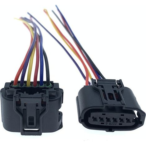 Original 6P plug compatible with Toyota Camry, Corolla, Levin, Lexus RAV4 front and rear bumper parking sensors. (1/4)