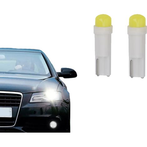 Coppia Lampadine Auto 1 LED COB T5 6000K Canbus 0.3W Lampadina 12V CA-02721 (1/5)