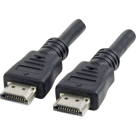 Manhattan HDMI Cavo Spina HDMI-A, Spina HDMI-A 7.50 m Nero 308441-CG UHD 4K, Cavo HDMI (1/4)