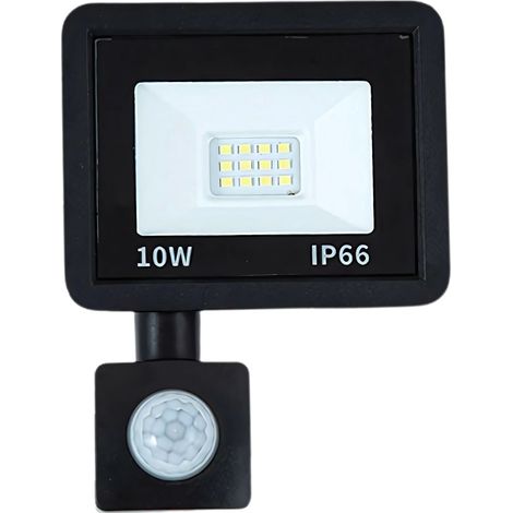 Projecteur LED, 10W, 6000K, IP66, capteur crépusculaire, pour mettre en valeur les plafonds, les jardins, les façades ou les espaces extérieurs.-AquaForge (1/5)