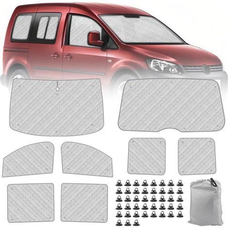 8-teiliges Thermomatten-Set für Caddy Life Tramper 04-19, Verdunkelung & Sonnenschutz (1/5)