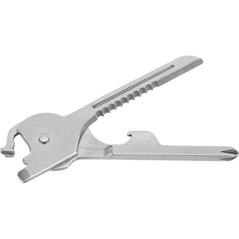 Set de 6 outils multifonctions porte-clés couteau de poche tournevis ouvre-bouteille lame chaîne à clés (1/5)