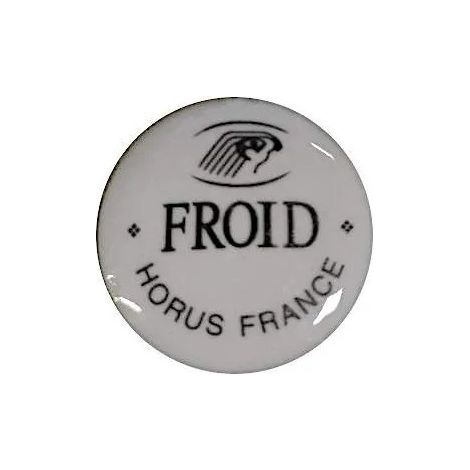Pastille porcelaine 'froid' pour mélangeur Eloise/Julia/Victoria – Filetage plomberie 1/2'' – Longueur 30mm – Largeur 20mm