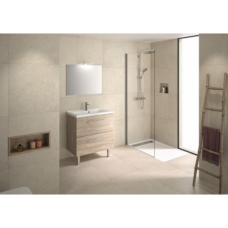 CAREA - Concept plan vasque + meuble tiroirs LUNEA 80 cm (1/4)