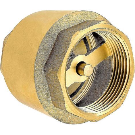 Clapet anti-retour en laiton de haute qualité 3/4 pouce, robuste, antirouille et étanche. (1/4)
