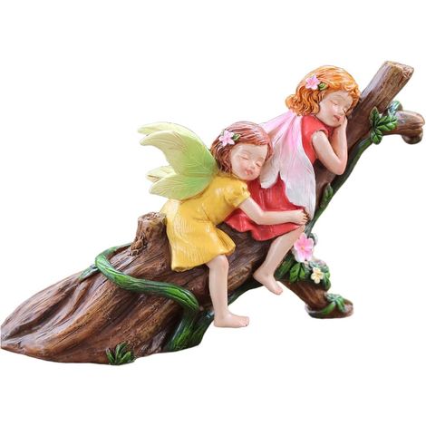 Figurine de Fée en Résine pour Jardin et Extérieur pour déco  Figurine de Fée en Résine 14cm pour déco Jardin Extérieur Intérieur Style pour américain (1/5)