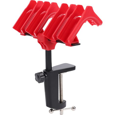 Support aérographe 4 porte-aérographes – Stand réglable organisateur rangement peinture, accessoires (1/5)