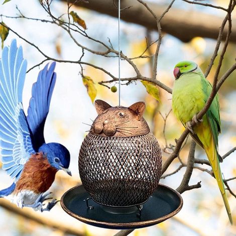 Automatic Bird Feeder  Indoor Outdoor Wild Bird & Parrot Feeding Supply