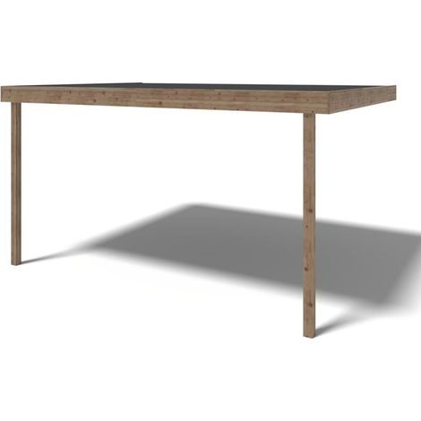 Pergola de jardin 3.02x4.24m - traité (1/4)