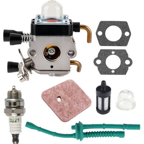 C1Q-S97 Vergaser mit Kraftstoffleitungssatz und Luftfilter für SSTIHL FS38 FS45 FS55 KM55 FS75 Rasentrimmer/Freischneider