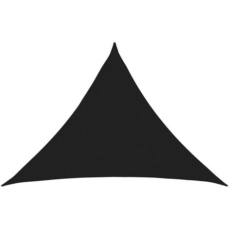 Voile d'ombre Noir 7 x 5 x 5 m HDPE vidaXL