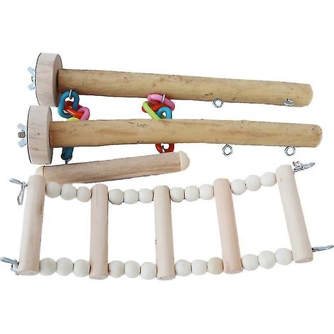 Jeu d'échelle pour perroquet (4 pièces)