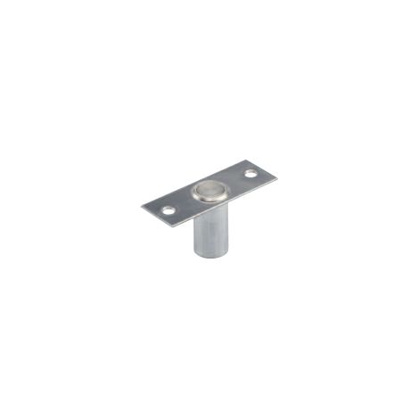 Gâche à obturateur platine cylindrique laiton nickelé - STREMLER - 9954.31.3 (1/2)