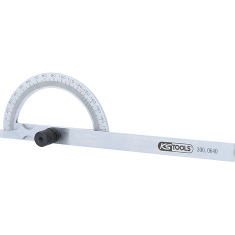 KS TOOLS Winkelgradmesser mit offenen Bogen 120 mm - 300.0640