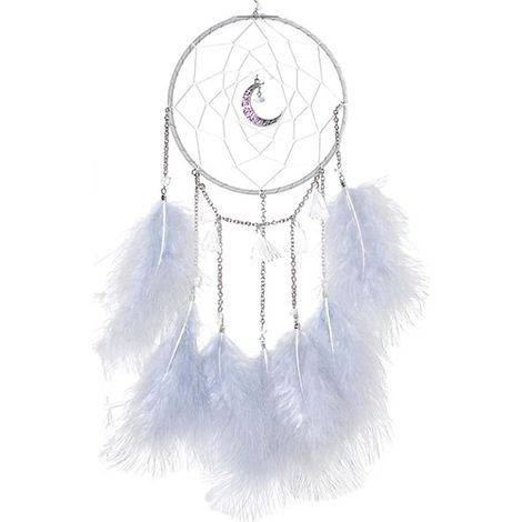 Attrape-rêves pour enfants Ornement décoratif, artisanat fait main, attrape-rêves en plumes à suspendre pour la chambre (1/5)
