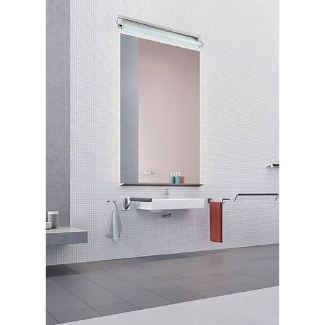 Trade Shop - LED Wandleuchte Spiegelleuchte Linear 7 Watt 45cm Badezimmerbeleuchtung 4000K 6500K F02 -