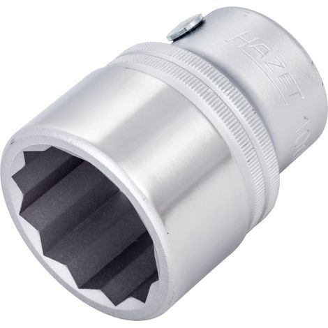Hazet Steckschlüsseleinsatz 3/4 (20 mm) Vierkant hohl, Außen Doppelsechskant Profil, SW 34 mm (1/3)
