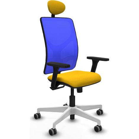 Sedia da ufficio piqueras y crespo Motilla blu rete comoda (1/2)