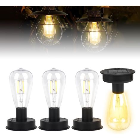 Solarlampe – 4 Stück – ABS – 8,5 cm LED-Ersatz – Gartenlampe (1/5)
