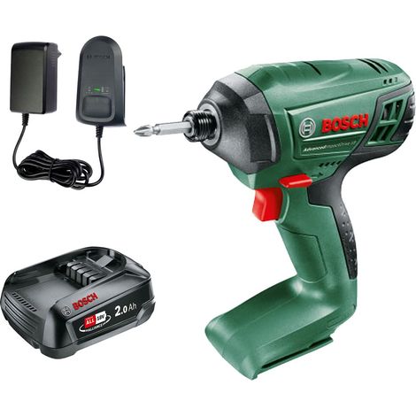 Bosch AdvancedImpactDrive 18 Cordless 18v Impact Driver Power4ALL 1 x2AH Battery