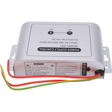 Alimentation électrique 12V 3A pour contrôleur de sonnette d'entrée et système d'accès de porte, 100‑260V. (1/5)