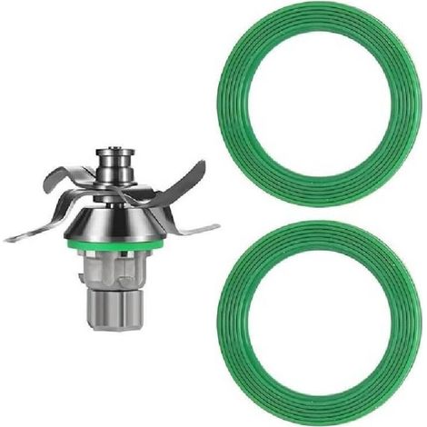 Anillos de sellado de 2 piezas para cuchillas TM5/TM6, juntas de silicona para cuchillas de batidora Vorwerk Thermomix TM5 y TM6 (1/5)