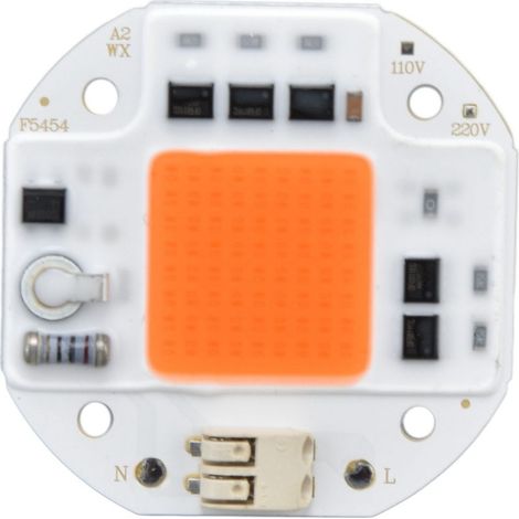 Puce LED COB pour culture de plantes, Module de perles lumineuses, 110V, spectre complet, 380 à 800nm, pour la croissance des plantes à faire soi-même (1/5)