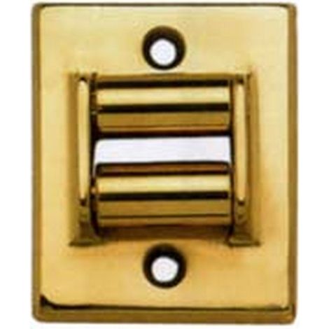 1PZ GUIDACINGHIA RETTANGOLARE IN OTTONE LUCIDO - mm.60x45