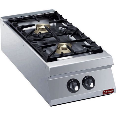 Cuisinière 2 feux vifs à gaz - Diamond (1/2)