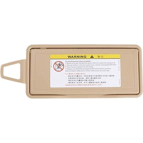 Pare-soleil intérieur de voiture, pare-soleil, miroir de maquillage, protection 2218104117 pour Classe S W221 2006-13, beige, droit