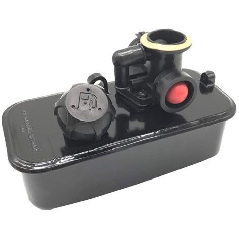 QORVA-Ensemble carburateur pour tondeuse à gazon, réservoir de carburant, réservoir d'essence, compatible avec les modèles Briggs & Stratton 499809, 494406, 795477, 497619 et 795469 (1/5)