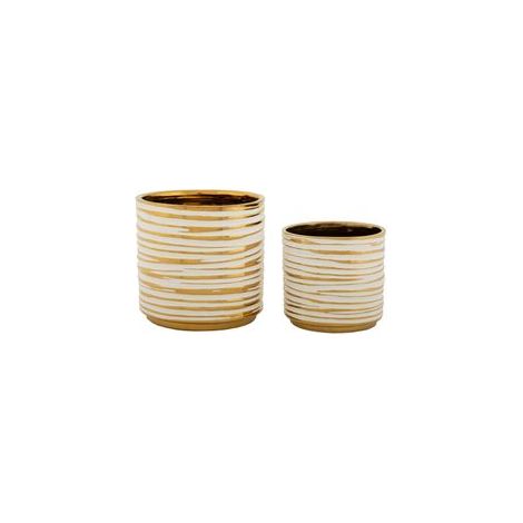 VASE HOLDER BLOM SET 2 PCS CM Ø 23X22-18X17,5 (1/5)