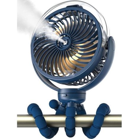 Ventilateur de voiture - LIKE NO OTHER - Portable - Batterie 6000mAh - Rotatif 360° - Trépied flexible (1/5)