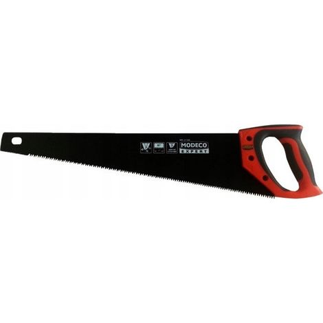 Scie à main Modeco black shark dents trempées 450 mm (1/2)