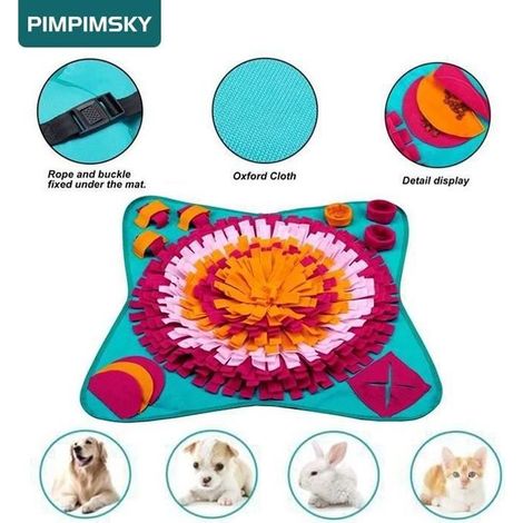 Tapis de Fouille pour Chien et Chat, Tapis de Jeux Interactif en Tissu Oxford (1/4)