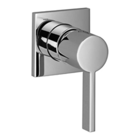Dornbracht mitigeur monocommandé encastré avec plaques de (1/5)