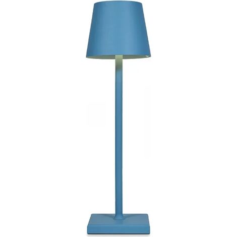 Lampe de bureau LED (bleue), lampe de table portable (1/4)