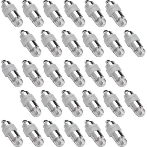 30 x LED Ballons Lampes, LED Lampion, LED Lanterne Papier, Imperméable et Durable, Multicolore Lumineuses pour Lanterne Papier (1/4)