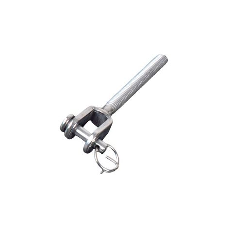 [QUALITE FRANCAISE] - Chape standard fileté M6 pas à droite - Longueur 73mm - Inox 316 - À visser (1/3)
