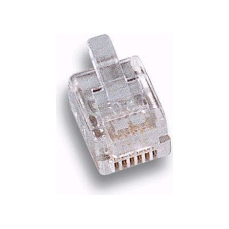 INTELLINET Plug Telefonici Maschio Plug 6 poli 6 contatti conf. 10 pz