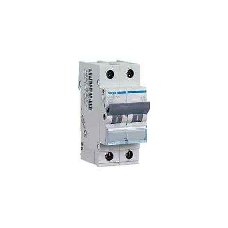 Interruttore Magnentotermico Automatico 1P+N 6A 4.5Ka C2M ( Hager Cod. Myn506 )