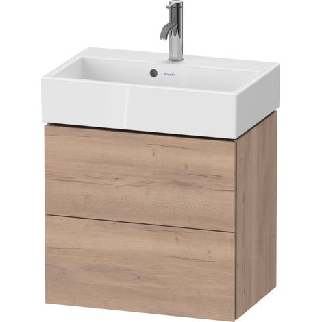 Duravit L-Cube mueble bajo lavabo suspendido, Compact, 2 cajones,