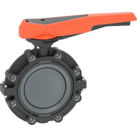 Absperrklappe 578 PVC-U/FKM d63DN50