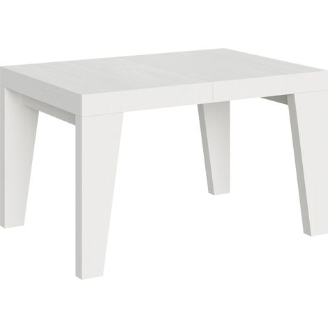 Tavolo Allungabile 120/380x90 cm Naxy Bianco Frassino