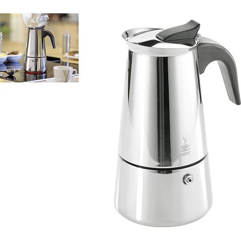 GEFU 16160 manuelle Kaffeemaschine Italienische Kaffeemaschine Rostfreier Stahl (1/4)